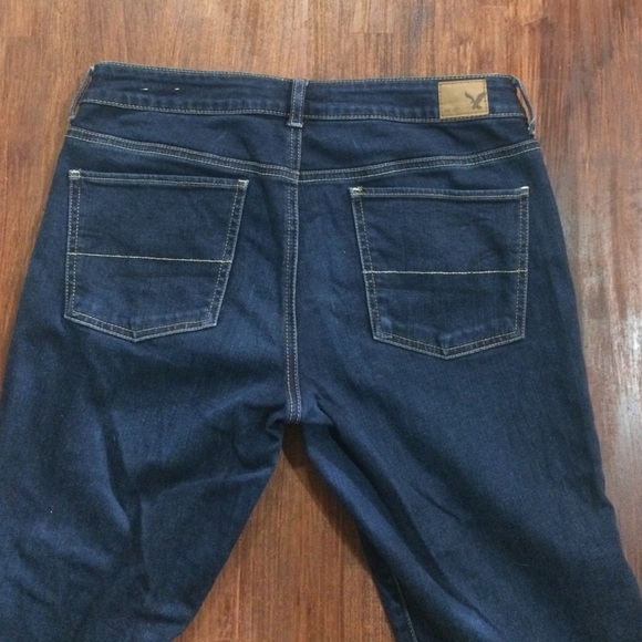 AEO straight stretch jeans