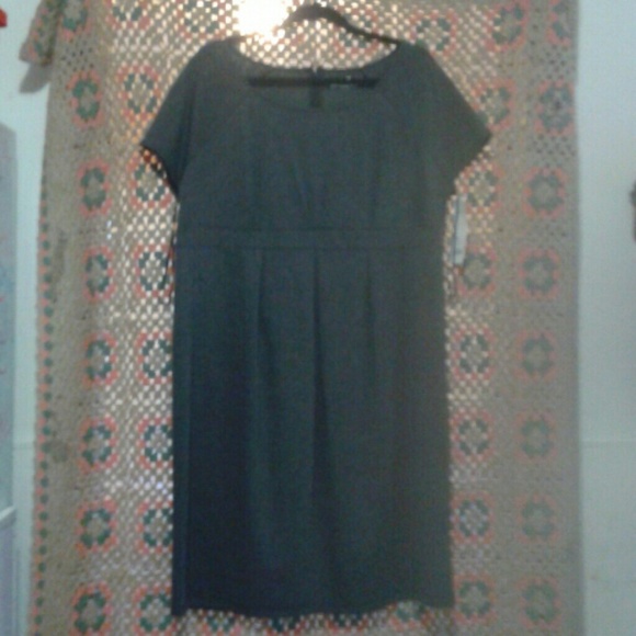 Grey Mid Calf Maternity Dress