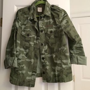 Gap Camo Patterned Coat