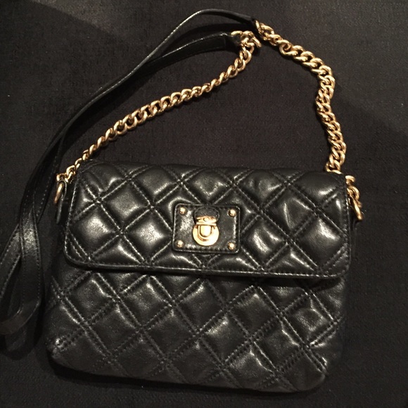 Black quilted leather Marc Jacobs bag