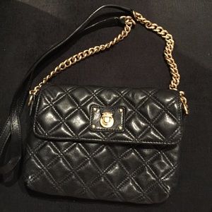 Black quilted leather Marc Jacobs bag