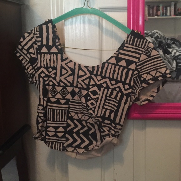 Tribal Punk Crop Top