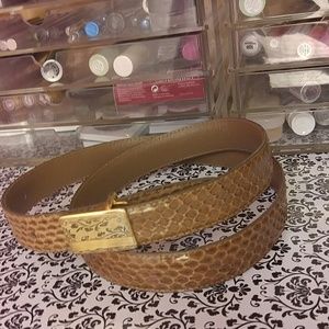 Real Snakeskin Belt