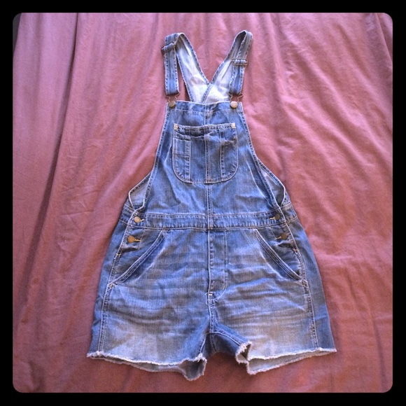 Denim overalls