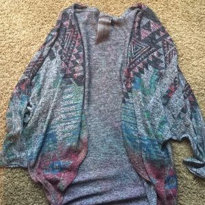 Tribal look cardigan