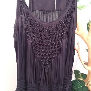 Rebecca Taylor Beaded Mini Dress Size US 8