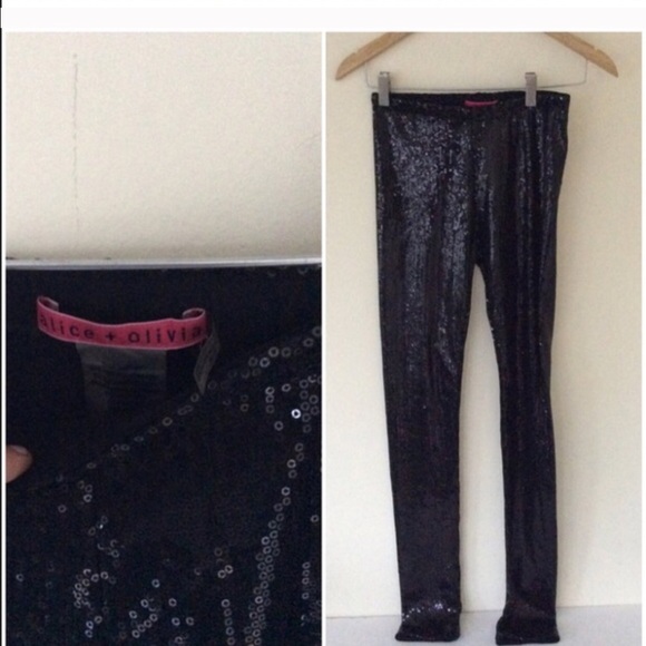 Alice + Olivia sequin leggings - Picture 3 of 4