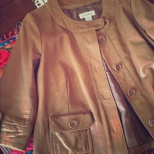 Calvin Klein real leather jacket