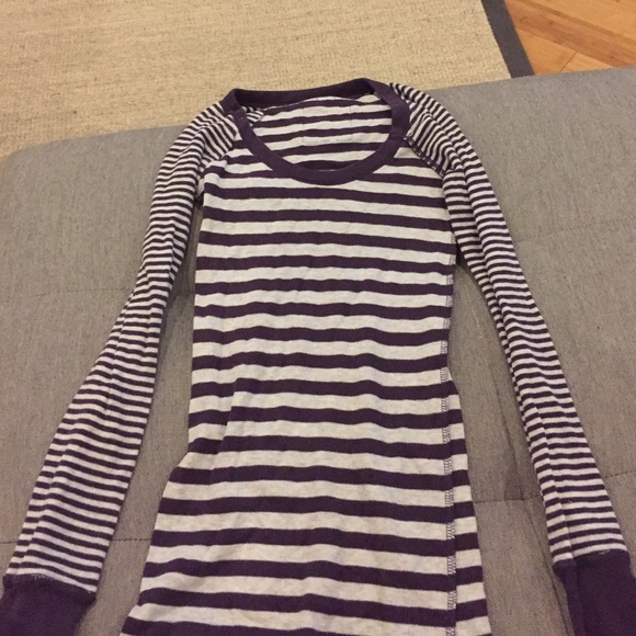Long sleeve striped