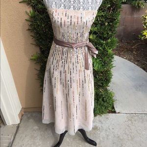 Bcbg strapless party dress