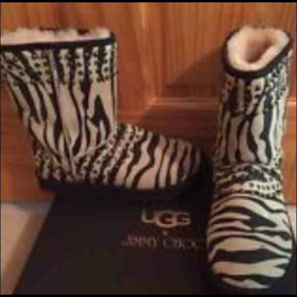 Jimmy Choo Zebra Uggs *SOLD*