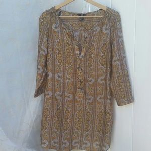 Bohemian silk dress