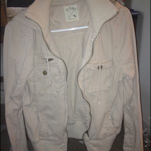 LA Hearts tan jacket