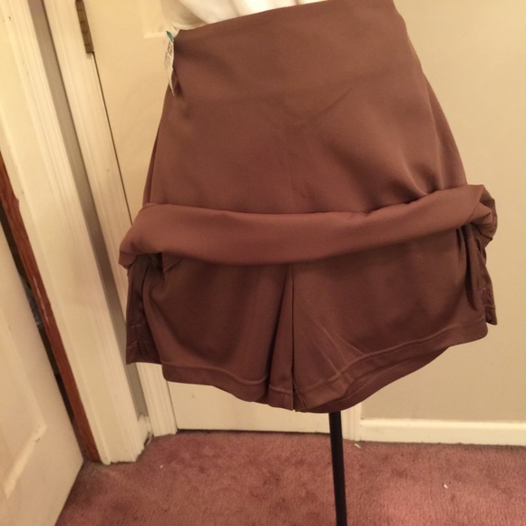 CORAL BAY GOLF BROWN SKIRT - Picture 3 of 3