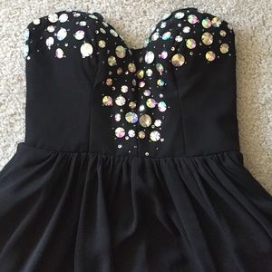 Black bejeweled HomeComing dress (1/2)