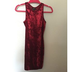 velvet bodycon dress