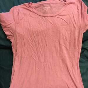 JCREW pink/rose-colored vintage cotton tee