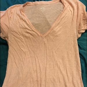 Jcrew peach colored, vintage cotton tee