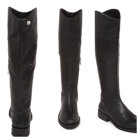 ❤️SOLD❤️Vince Camuto Black Riding Boots - Picture 2 of 4