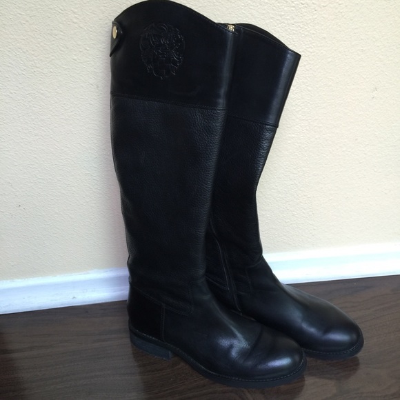 ❤️SOLD❤️Vince Camuto Black Riding Boots - Picture 3 of 4