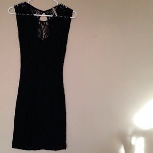 Black lace dress size SM