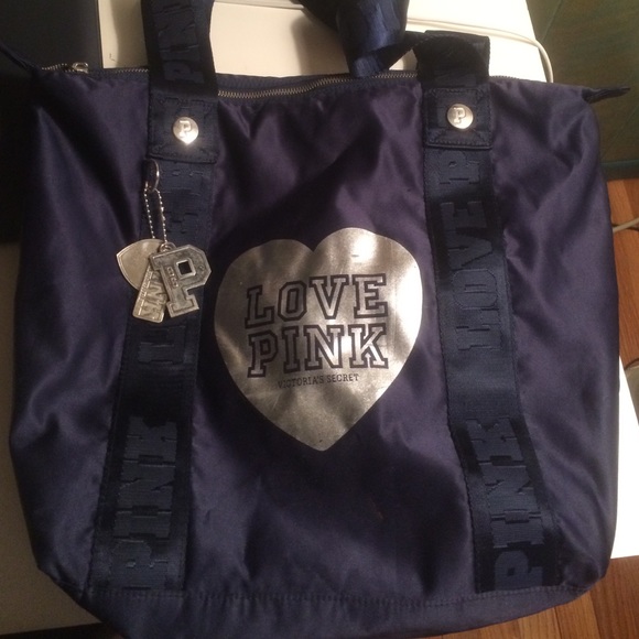 Pink Victoria's Secret bag