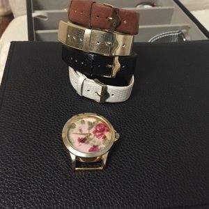 Aldo Watch with 4 Watch bands