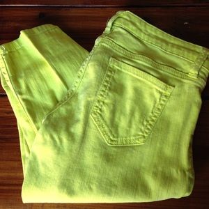 like green and pink jeans DUO