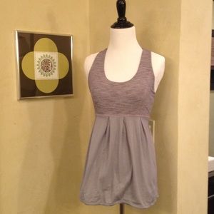 Grey sports tank top
