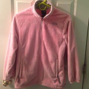 Baby pink north face