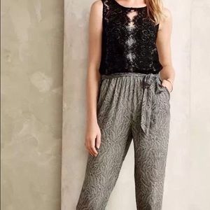 Anthropologie Elevenses Jumpsuit