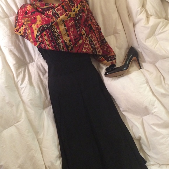 ANN TAYLOR Pleated Wool Dress - Picture 4 of 4