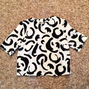 Zara Brush Stroke Top