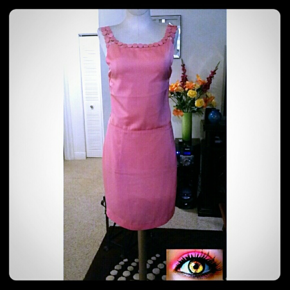 Asos Peach Open Back Dress