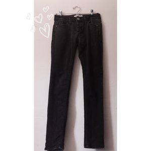 Faded black skinny jeans