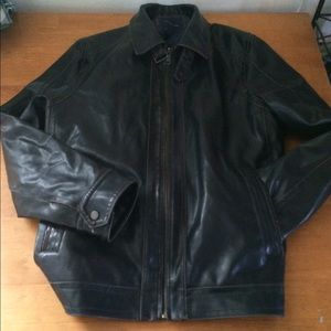 Mens 2XL Tommy Hilfiger Leather Jacket