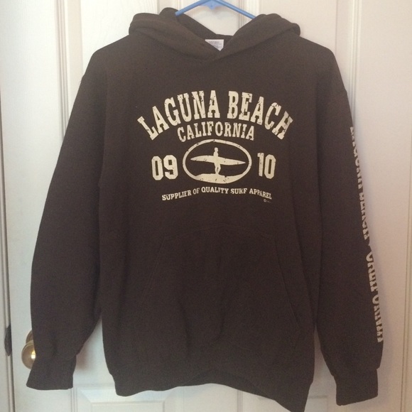 Brown Laguna Beach hoodie - Picture 1 of 3