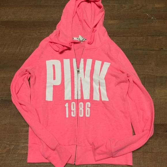 Pink zip up