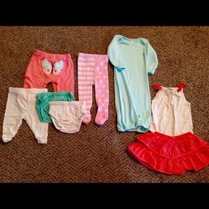 0-3 month girl clothes