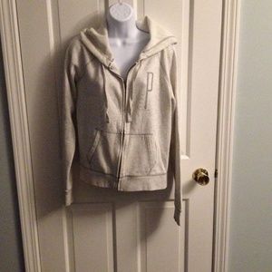 Victorias Secret Pink zip front hooded sweatshirt