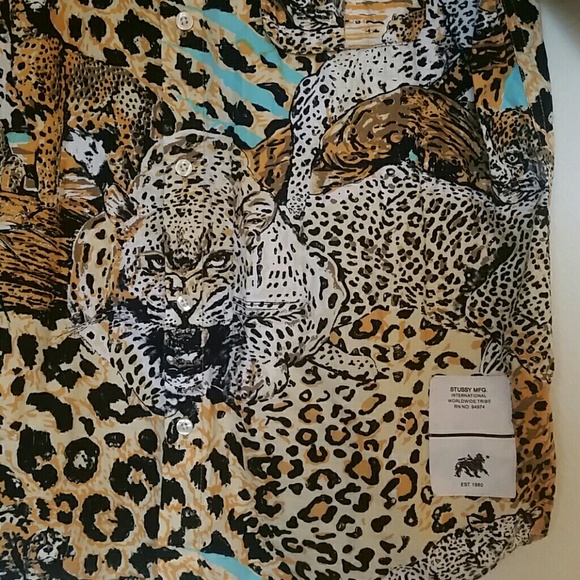 Stüssy Leopard Button Up - Picture 3 of 4