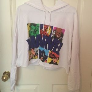 Marvel cropped sweater