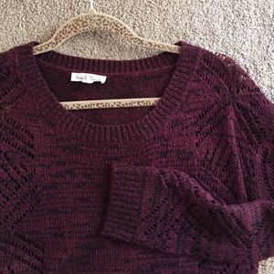 Knit sweater