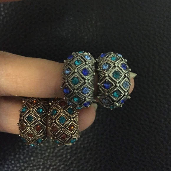 Gold & Silver Earrings