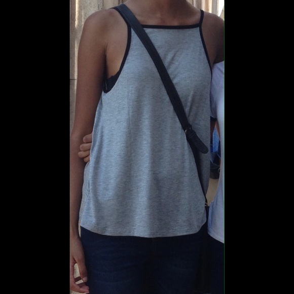 Open back tank top