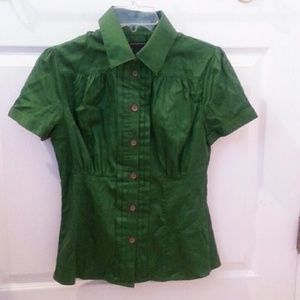green blouse