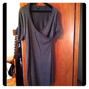 Charcoal colored sweater dress, worn twice.