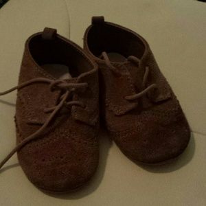 Suede brown shoes