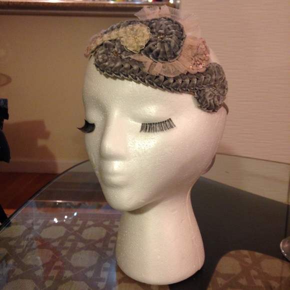 Colette Malouf Headband - mixed media w Swarovski