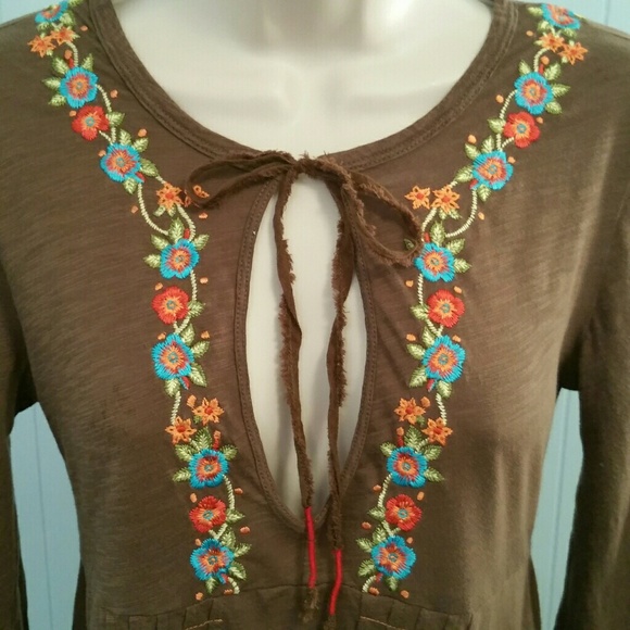 Free People Embroidered Top - Picture 3 of 4
